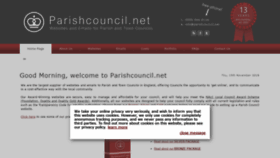 What Parishcouncil.net website looked like in 2018 (5 years ago)