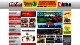 What Primeiralinha.com.br website looked like in 2018 (5 years ago)