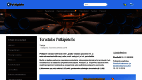 What Putkipiste.net website looked like in 2018 (5 years ago)