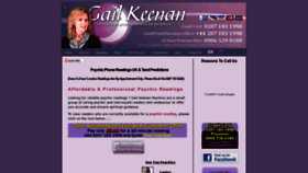 What Psychic-readings-uk.com website looked like in 2018 (5 years ago)