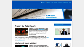 What Peter-spork.de website looked like in 2018 (5 years ago)