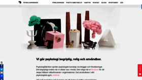 What Psykologifabriken.se website looked like in 2018 (5 years ago)