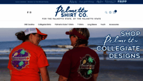 What Palmettoshirtco.com website looked like in 2018 (5 years ago)
