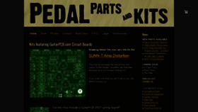 What Pedalpartsandkits.com website looked like in 2018 (5 years ago)