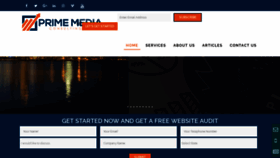What Primemediaconsulting.com website looked like in 2018 (5 years ago)