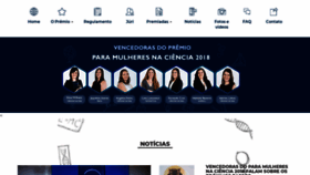 What Paramulheresnaciencia.com.br website looked like in 2018 (5 years ago)