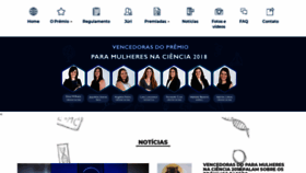 What Paramulheresnaciencia.com.br website looked like in 2018 (7 years ago)