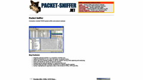 What Packet-sniffer.net website looked like in 2018 (5 years ago)
