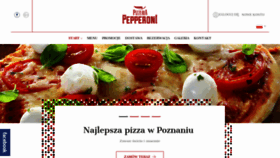 What Pizzeria-pepperoni.pl website looked like in 2018 (5 years ago)