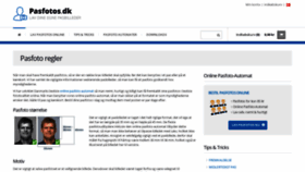 What Pasfotos.dk website looked like in 2018 (5 years ago)