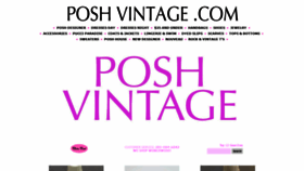 What Poshvintage.com website looked like in 2018 (5 years ago)