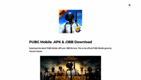 What Pubgapk.com website looked like in 2018 (5 years ago)