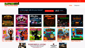 What Playgame724.com website looked like in 2018 (5 years ago)