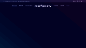 What Performiptv.com website looked like in 2018 (5 years ago)