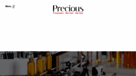 What Preciouscosmetics.com website looked like in 2018 (5 years ago)