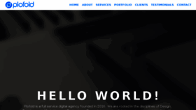 What Plofold.com website looked like in 2018 (5 years ago)