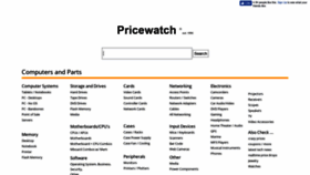 What Pricewatch.com website looked like in 2018 (5 years ago)