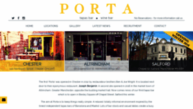 What Portatapas.co.uk website looked like in 2018 (5 years ago)