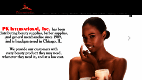 What Pkbeauty.com website looked like in 2018 (5 years ago)