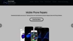What Phonedoctor.co.nz website looked like in 2018 (5 years ago)