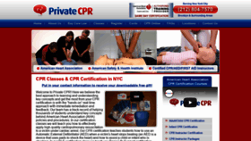 What Privatecpr.com website looked like in 2018 (5 years ago)