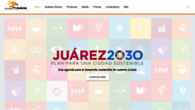 What Planjuarez.org website looked like in 2018 (5 years ago)