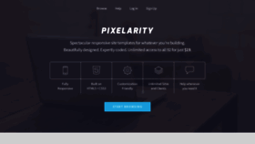 What Pixelarity.com website looked like in 2018 (5 years ago)