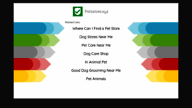 What Petsstore.xyz website looked like in 2018 (5 years ago)