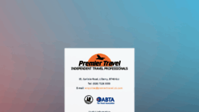 What Premiertravel.uk.com website looked like in 2018 (6 years ago)