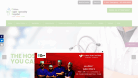 What Primushospital.com website looked like in 2018 (5 years ago)