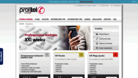 What Profitel.pl website looked like in 2018 (5 years ago)
