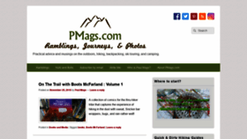 What Pmags.com website looked like in 2018 (5 years ago)