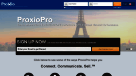 What Proxiopro.com website looked like in 2018 (5 years ago)