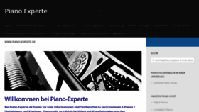 What Piano-experte.de website looked like in 2018 (5 years ago)