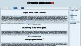 What Pouetpu-games.com website looked like in 2018 (6 years ago)