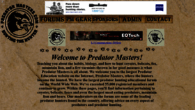 What Predatormastersforums.com website looked like in 2018 (5 years ago)