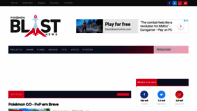 What Poke-blast-news.net website looked like in 2018 (5 years ago)
