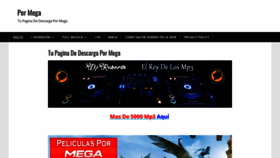 What Pormega.com website looked like in 2018 (5 years ago)