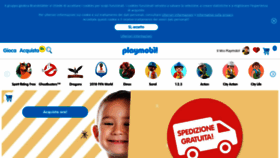 What Playmobil.it website looked like in 2018 (5 years ago)
