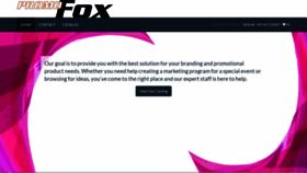 What Promofox.com website looked like in 2018 (5 years ago)