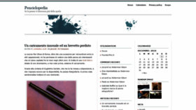 What Penciclopedia.it website looked like in 2018 (5 years ago)