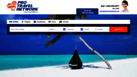 What Protravelnetwork.com website looked like in 2018 (5 years ago)