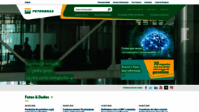 What Petrobras.com.br website looked like in 2018 (5 years ago)