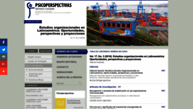 What Psicoperspectivas.cl website looked like in 2018 (7 years ago)