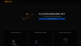 What Pubg-stash.com website looked like in 2018 (5 years ago)