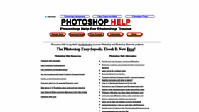 What Photoshop-help.com website looked like in 2018 (5 years ago)