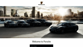 What Porsche.com website looked like in 2018 (5 years ago)