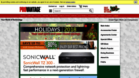What Provantage.com website looked like in 2018 (5 years ago)