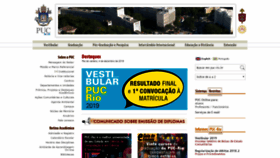 What Puc-rio.br website looked like in 2018 (5 years ago)