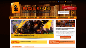 What Passiondujeu.fr website looked like in 2018 (5 years ago)